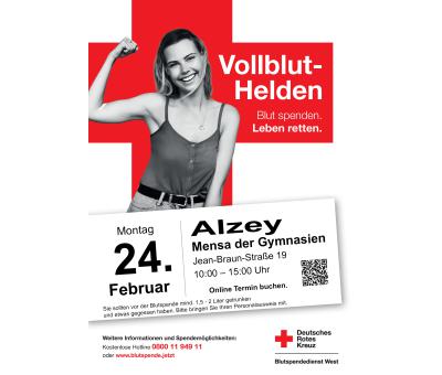 Alzey 24.02.2025 Blutspendetag 2025